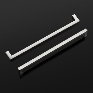 50 Pack Hole Centers 10 inch 256mm Square Kitchen Cabinet Handles,Brushed Satin Nickel Kitchen Cabinet Pulls,Stainless Steel Dresser Drawer Handles