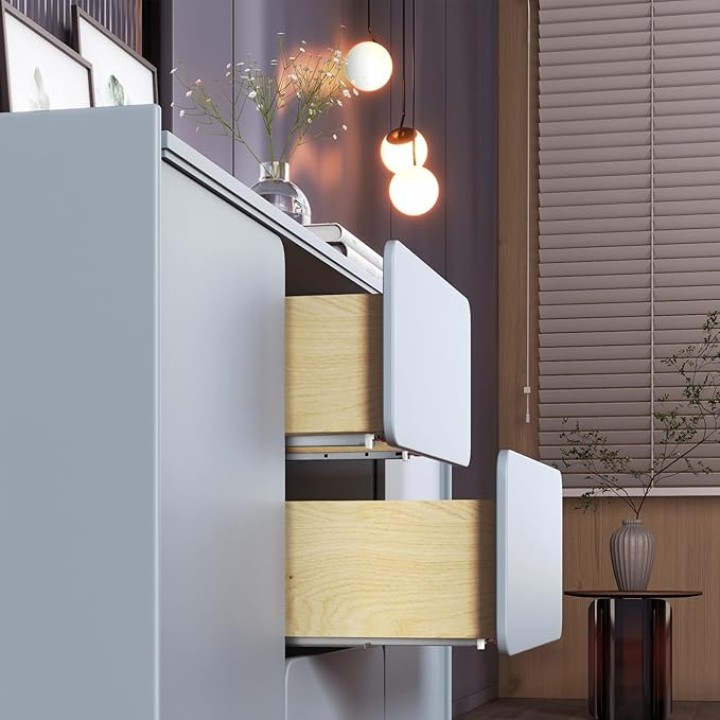 10 Pair 21" Undermount Drawer Slides Soft Close Full Extension Drawer Rails, Mounting Screws and Adjustable Locking Device Included