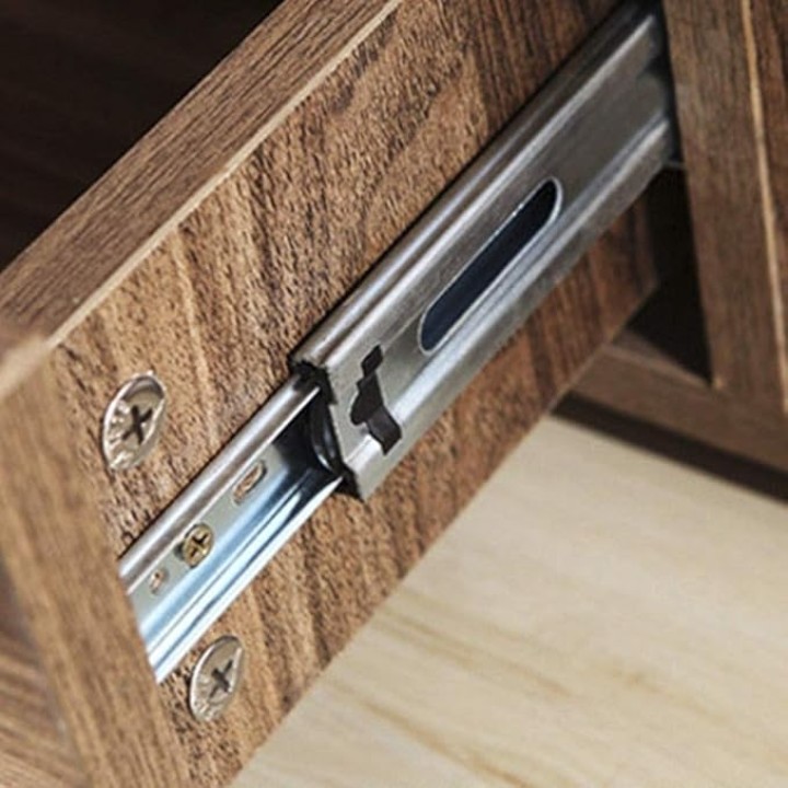 , Telescopic Ball Bearing Drawer Slides Full Extension Side Mount 100lbs, Size: 24" (Quantities: 10 Pair)