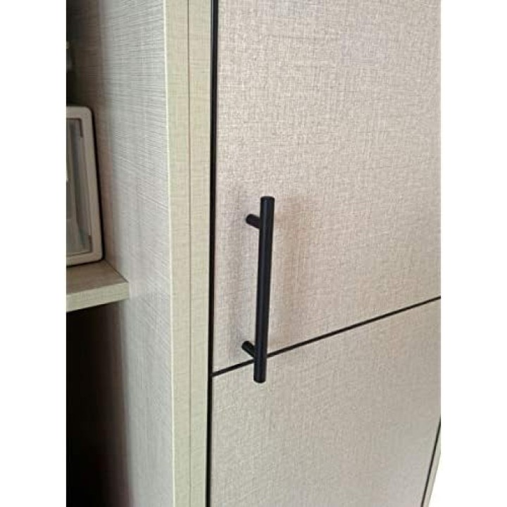 Cabinet Pulls Matte Black Stainless Steel Kitchen Cupboard Handles Cabinet Handles 2”Length, 30-Pack