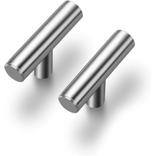 30 Pack |2'' Cabinet Pulls Brushed Nickel Stainless Steel Kitchen Cupboard Handles Cabinet Handles 2”Length, 30-Pack