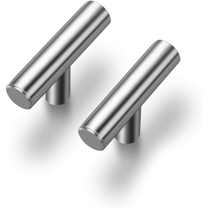 30 Pack |2'' Cabinet Pulls Brushed Nickel Stainless Steel Kitchen Cupboard Handles Cabinet Handles 2”Length, 30-Pack