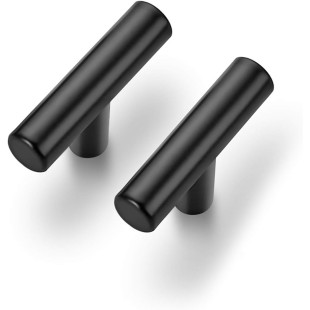 25 Pack 2 inch Cabinet Pulls Matte Black Stainless Steel Kitchen Cupboard Handles Cabinet Handles 2”Length