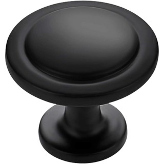 30 Pack 1-1/4 inch Kitchen Cabinet Knobs Drawer Dresser Knobs Matte Black Zinc, Drawer Pulls Door Handles Knobs