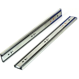 (10 Pairs) Soft Close 22 Inch Ball Bearing, Side Mount Heavy Duty Steel Material, 100 lbs. Load Rating, Full Extension Drawer Slides Hardware with Screws (22 in Drawer Slides)