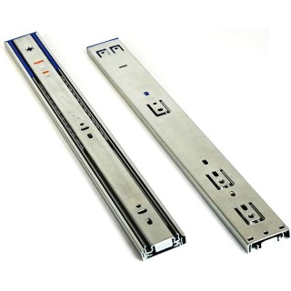 (10 Pairs) Soft Close 22 Inch Ball Bearing, Side Mount Heavy Duty Steel Material, 100 lbs. Load Rating, Full Extension Drawer Slides Hardware with Screws (22 in Drawer Slides)