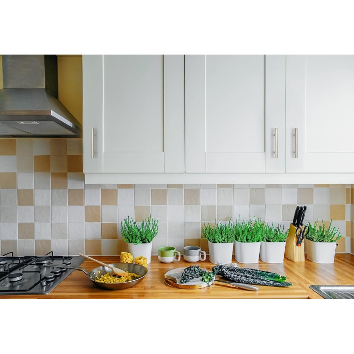 30 Pack | 5'' Cabinet Pulls Satin Nickel Stainless Steel Kitchen Drawer Pulls Cupboard Pulls Brushed Nickel Cabinet Handles 5”Length with 3” Hole Center