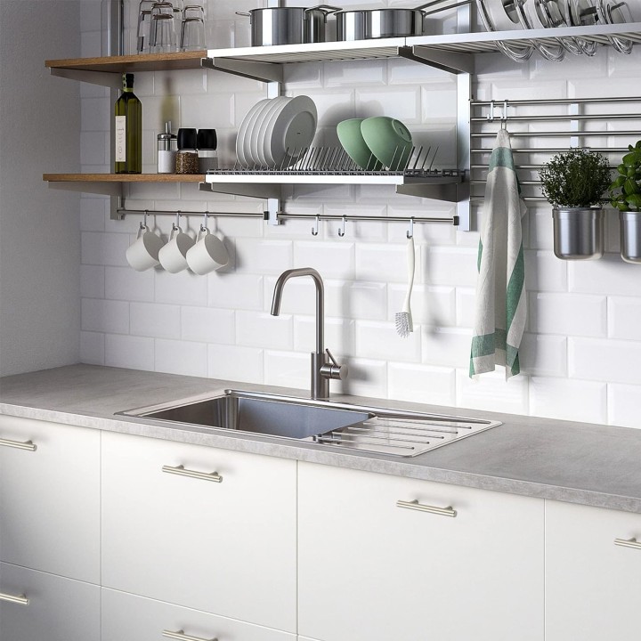 30 Pack | 5'' Cabinet Pulls Satin Nickel Stainless Steel Kitchen Drawer Pulls Cupboard Pulls Brushed Nickel Cabinet Handles 5”Length with 3” Hole Center