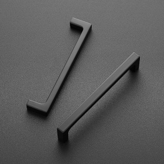 30 Pack SOLID 5 Inch Kitchen Square Cabinet Handles Matte Black Cabinet Pulls Drawer Pulls Kitchen Cabinet Hardware Flat Black Kitchen Handles