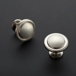 30 Pack Brushed Nickel Cabinet Pulls 1-1/4 inch Kitchen Drawer Pulls Cabinet Door Handles Knobs for Dresser