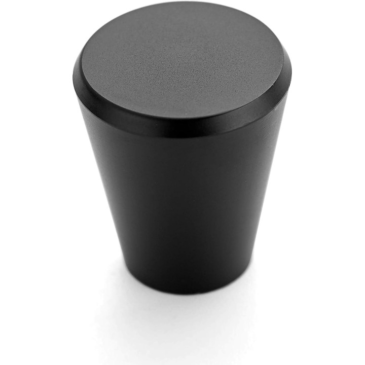 10 Pack 3/4 inch Kitchen Cabinet Knobs Drawer Knobs Dresser Knobs Matte Black Knobs Drawer Pulls Door Knobs Dresser Drawer Handles Knobs for Dresser Drawers