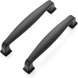 20 Pack Solid 3-3/4 Inch Kitchen Cabinet Handles Matte Black Cabinet Pulls Black Drawer Pulls Kitchen Cabinet Hardware Kitchen Handles for Cabinets Cupboard Handles Drawer Handles
