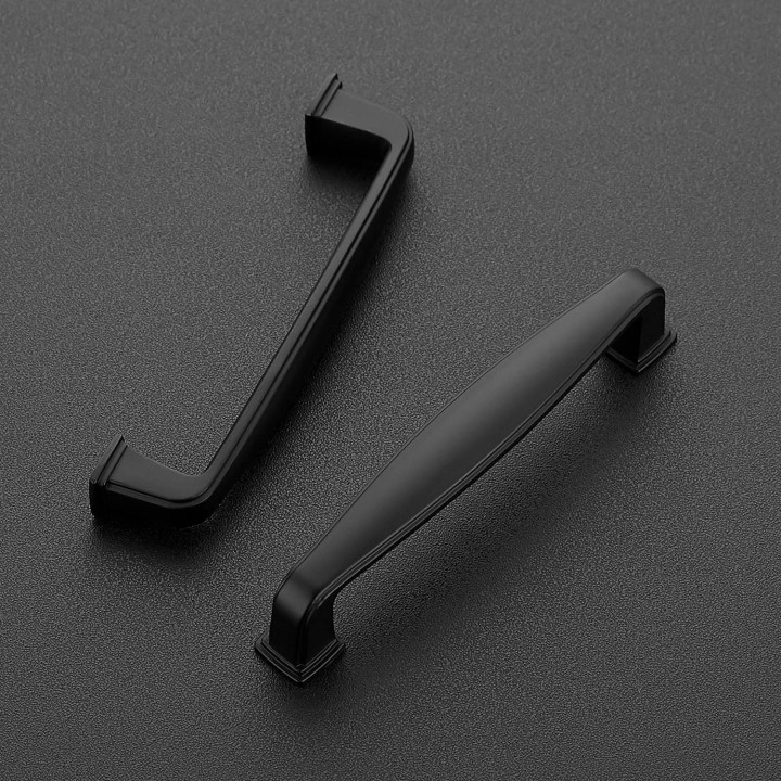 20 Pack Solid 3-3/4 Inch Kitchen Cabinet Handles Matte Black Cabinet Pulls Black Drawer Pulls Kitchen Cabinet Hardware Kitchen Handles for Cabinets Cupboard Handles Drawer Handles