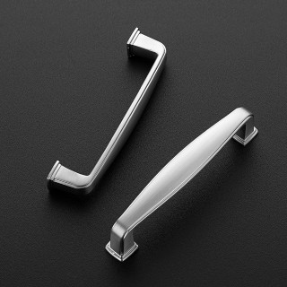 60 Pack Solid 3-3/4 Inch Kitchen Cabinet Handles Brushed Nickel Cabinet Pulls Satin Nickel Drawer Pulls Kitchen Cabinet Hardware Kitchen Handles for Cabinets Cupboard Handles Drawer Handles