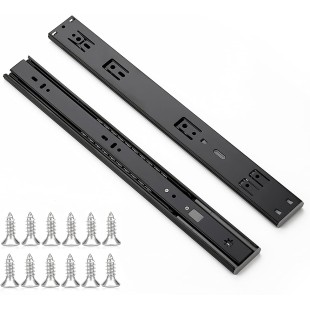 10 Pairs 20 Pack 22 Inch Full Extension Ball Bearing Drawer Slides Side Mount Soft Close Drawer Slides Drawer Glide