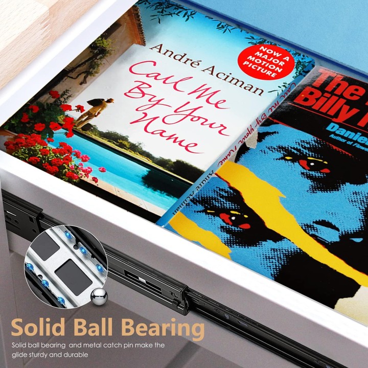 10 Pairs 20 Pack 20 Inch Full Extension Ball Bearing Drawer Slides Side Mount Soft Close Drawer Slides Drawer Glide