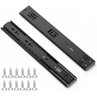 10 Pairs 20 Pack 12 Inch Full Extension Ball Bearing Drawer Slides Side Mount Soft Close Drawer Slides Drawer Glide