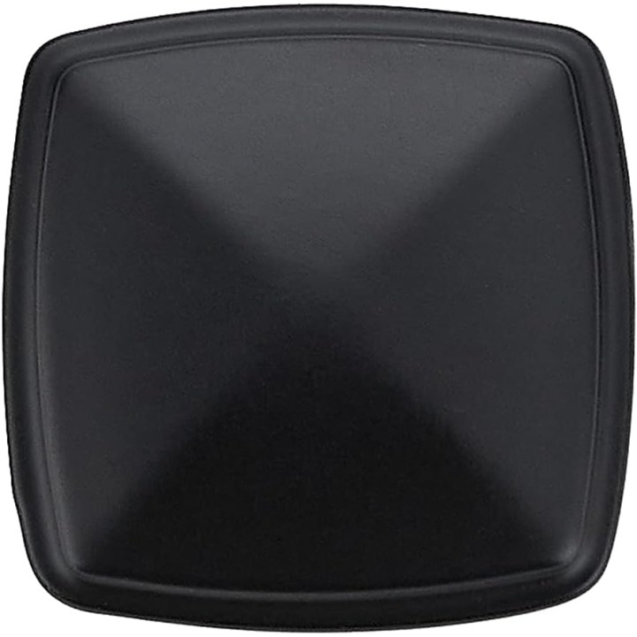 25 Pack Matte Black Kitchen Cabinet Square Knob Single Hole Cabinet Hardware for Dresser Drawer Cabinet Pulls Drawer Knobs Cabinet Knobs