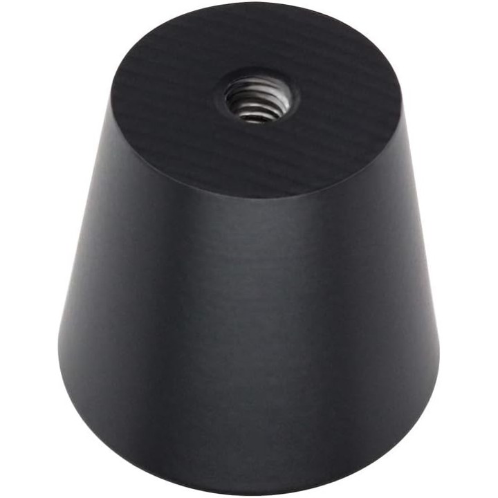 homdiy Drawer Cabinet Knobs Matte Black Kitchen Cabinet Knobs - LS745BK Solid Round Cabinet Knobs Hardware Drawer Knobs for Dresser Drawers, 100 Pack