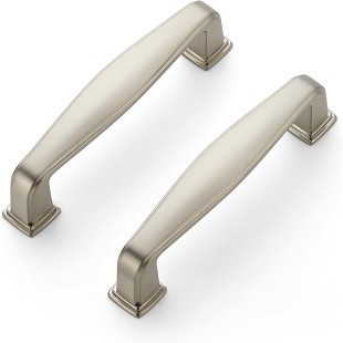 30 Pack Solid 3 Inch Kitchen Cabinet Handles Brushed Nickel Cabinet Pulls Satin Nickel Drawer Pulls Kitchen Cabinet Hardware Kitchen Handles for Cabinets Cupboard Handles Drawer Handles