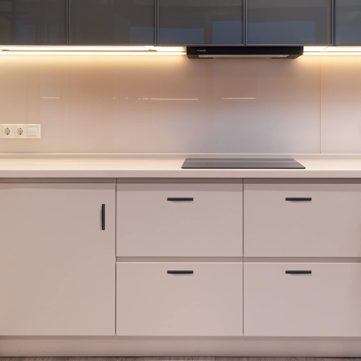 5 Pack | 4'' Cabinet Pulls Matte Black Stainless Steel Kitchen Drawer Pulls Cabinet Handles 4”Length, 2.5” Hole Center with Mounting Template