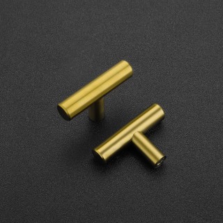 30 Pack 2 Inch Cabinet Pulls Brushed Brass Stainless Steel Kitchen Drawer Pulls Cupboard Handles with Drill Mounting Template Cabinet Handles