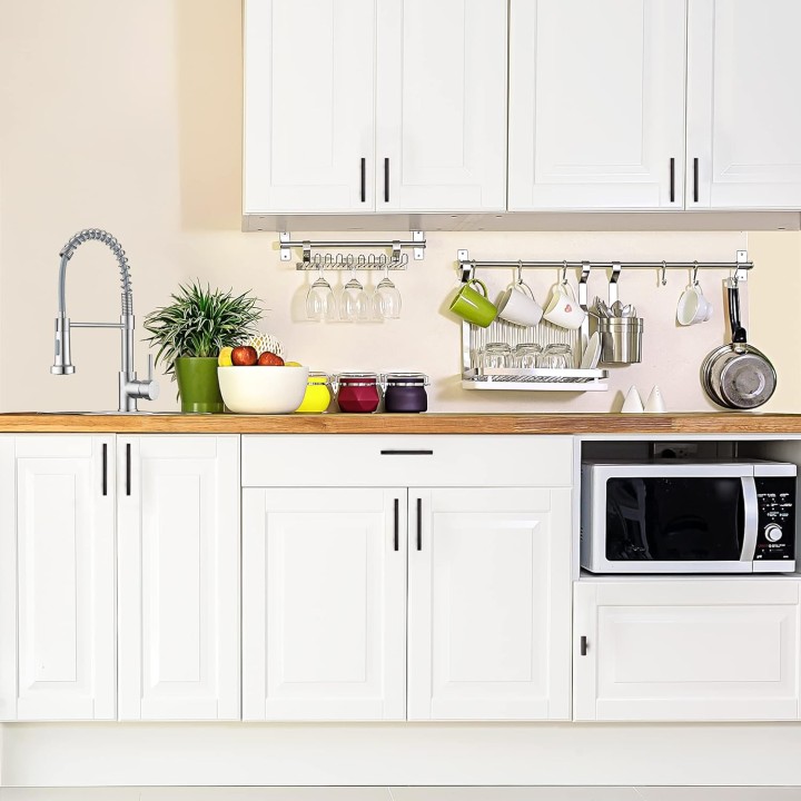 5-3/16 Inch Curved Cabinet Pulls Oil Rubbed Bronze Kitchen Arch Cupboard Handles Zinc Alloy Cabinet Pulls 5-3/16" Length,3" Hole Center | 5 Pack
