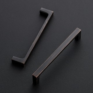 10 Pack Solid 5 Inch Kitchen Square Cabinet Handles Oil-Rubbed Bronze Cabinet Pulls Drawer Pulls Kitchen Cabinet Hardware Kitchen Handles