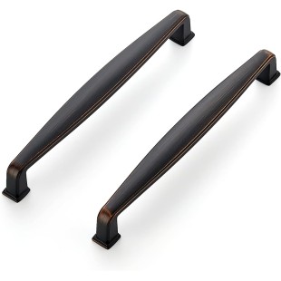 30 Pack Solid 6-1/4 Inch Kitchen Cabinet Handles Oil Rubbed Bronze Cabinet Pulls Drawer Pulls Kitchen Cabinet Hardware Kitchen Handles for Cabinets Cupboard Handles Drawer Handles