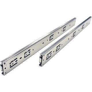 (10 Pairs) 22 Inch Full Extension, Soft/Self Close, Ball Bearing, Side Mount Drawer Slides, for Face Frame Cabinets with Rear Brackets 22-Inch 100Lb Load Rating (22" with Brackets)