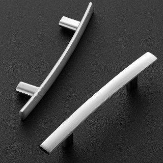 10 Pack Cabinet Handles Brushed Nickel Cabinet Pulls Kitchen Cabinet Handles,Curved Drawer Pulls in 5-3/16 Inch Length with 3 Inch Hole Center Arch Kitchen Cabinet Hardware