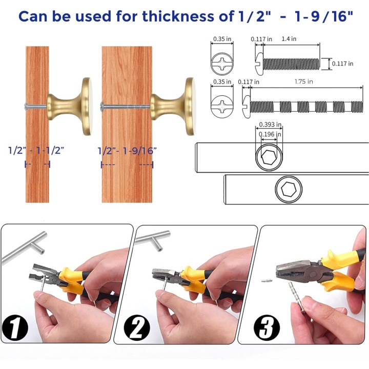 30 Pack 1-1/4 Inch Gold Round Kitchen Cabinet Knobs,Zinc Solid Drawer Pulls, Cabinet Handles for Cupboard, Dresser, Closet and Bathroom, Modern Cabinet Hardware for Cabinets