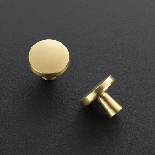30 Pack Solid Knobs Kitchen Cabinet Knobs Round Knobs Dresser Drawer Knobs Gold Cabinet Hardware Round Cabinet Door Knobs Drawer Knobs Brushed Brass Drawer Pulls