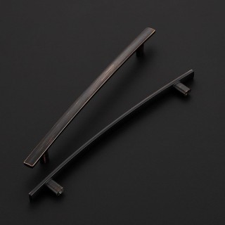 30 Pack Cabinet Handles 7.5" Hole Center - Curved Cabinet Pulls Oil Rubbed Bronze Drawer Pulls for Kitchen Cabinet Cupboard Solid Pulls for Dresser Drawer Arch Cabinet Hardware