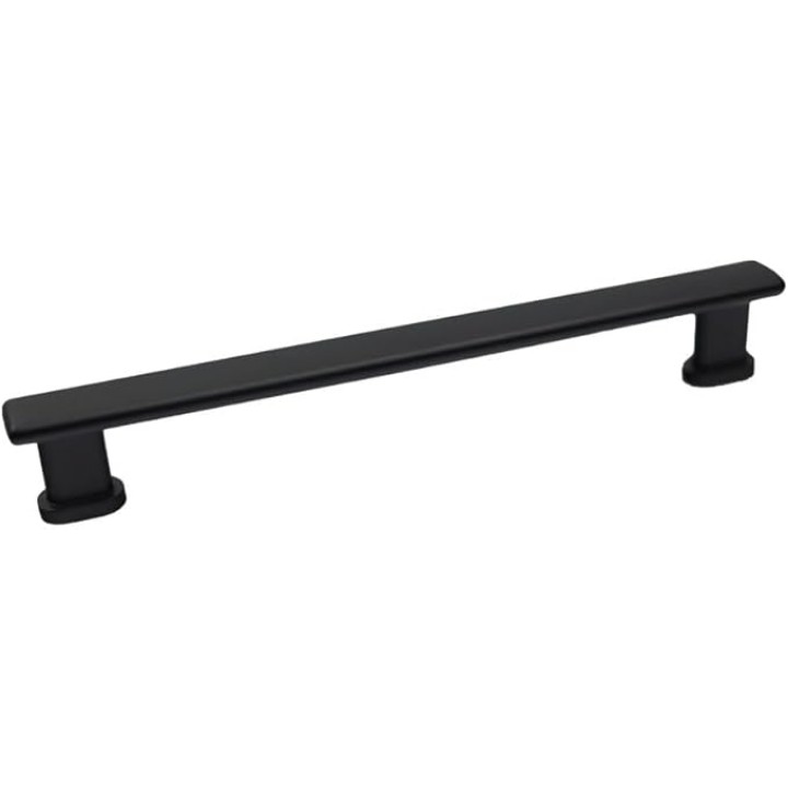 7 Inch Pulls, Manhattan Square Cabinet Pulls, Solid Zinc Alloy Kitchen Cabinet Hardware, Center to Center 160mm Drawer Handle with Mounting Screws. (30, Matt Black)