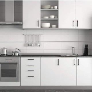 7 Inch Pulls, Manhattan Square Cabinet Pulls, Solid Zinc Alloy Kitchen Cabinet Hardware, Center to Center 160mm Drawer Handle with Mounting Screws. (30, Matt Black)