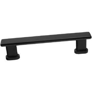 5 Inch Pulls, Manhattan Square Cabinet, Solid Zinc Alloy Metal, Kitchen Cabinet Hardware, Center to Center 96mm Drawer Handle with Mounting Screws. (30, Matt Black)