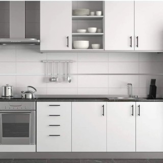 5 Inch Pulls, Manhattan Square Cabinet, Solid Zinc Alloy Metal, Kitchen Cabinet Hardware, Center to Center 96mm Drawer Handle with Mounting Screws. (30, Matt Black)
