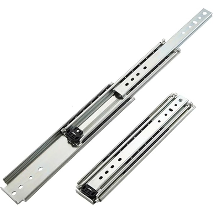 Drawer Runners,3 Inch Width Heavy Duty Drawer Slides 485 lbs, 8 10 12 14 16 18 20 22 Inch, Full Extension, Ball Bearing, 1 Pair, Side Mount (Size : 200mm/8in) (Size : 510mm/20in (Color : One Color,