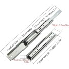 Drawer Runners,3 Inch Width Heavy Duty Drawer Slides 485 lbs, 8 10 12 14 16 18 20 22 Inch, Full Extension, Ball Bearing, 1 Pair, Side Mount (Size : 200mm/8in) (Size : 510mm/20in (Color : One Color,