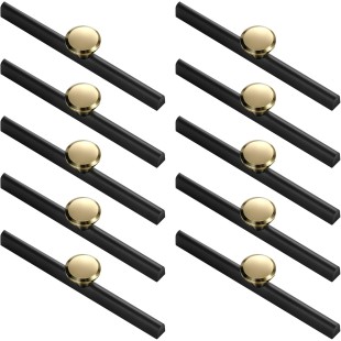 Handles 5 Inch Holes Centers 10pack ​Matte Black Cabinet Pulls, Stainless Steel Kitchen Cabinet Door Handles, Kitchen Cabinet Hardware Furniture Handles (Color : Black, Size : 960 mm)