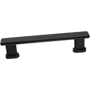 5 Inch Pulls, Manhattan Square Cabinet, Solid Zinc Alloy Metal, Kitchen Cabinet Hardware, Center to Center 96mm Drawer Handle with Mounting Screws (30, Matt Black)
