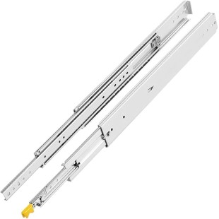1 Pair Drawer Slides 60inch Locking Drawer Slides 500lbs Load Capacity Side Mount Ball Bearing Drawer Glides