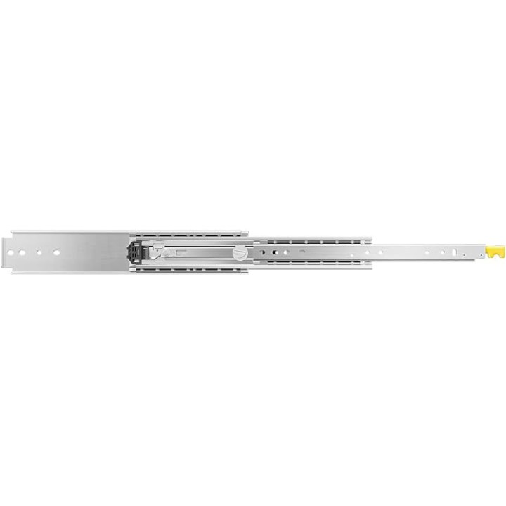 Heavy Duty Drawer Slides, 1 Pair 60inch Locking Drawer Slides, 500lbs Load Capacity, Side Mount Ball Bearing Drawer Glides, Full Extension Industrial Locking Rail