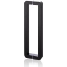Stainless Steel Square Handle, Sliding Door Handle Modern Style, Glass Door Pull Handle with Smooth Polished Surface, Elegant & Clean Design/Matte Black/102.5Cm - 100Cm