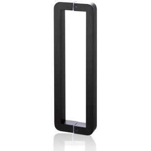 Stainless Steel Square Handle, Sliding Door Handle Modern Style, Glass Door Pull Handle with Smooth Polished Surface, Elegant & Clean Design/Matte Black/102.5Cm - 100Cm