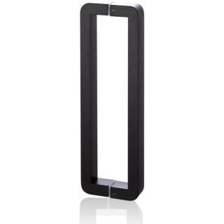 Stainless Steel Square Handle, Sliding Door Handle Modern Style, Glass Door Pull Handle with Smooth Polished Surface, Elegant & Clean Design/Matte Black/102.5Cm - 100Cm