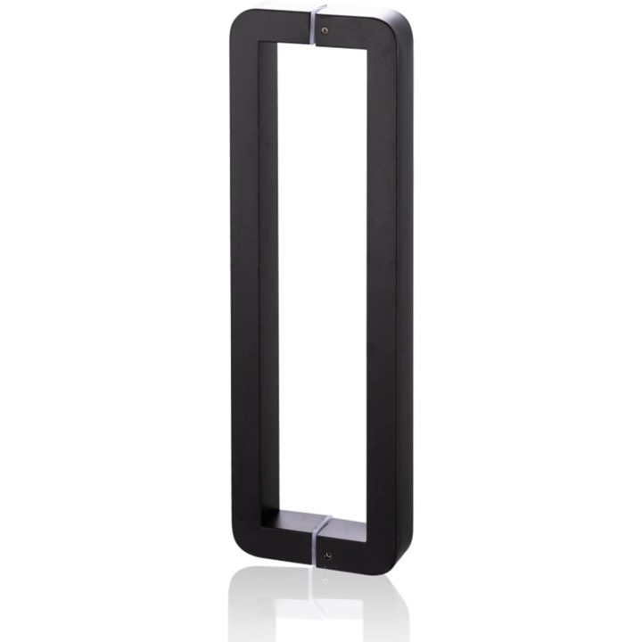 Stainless Steel Square Handle, Sliding Door Handle Modern Style, Glass Door Pull Handle with Smooth Polished Surface, Elegant & Clean Design/Matte Black/102.5Cm - 100Cm